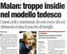 Unioni civili_Troppe insidie nel modello tedesco