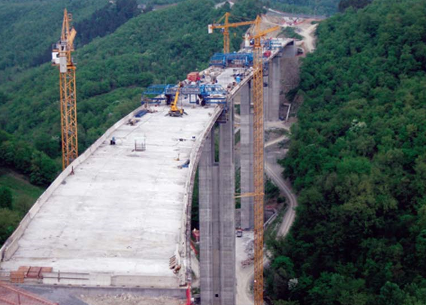 Costruzione viadotto