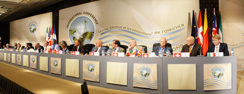 Ginevra, agosto 2011. Conferenza internazionale: appello alle Nazioni Unite per un intervento urgente a Camp Ashraf