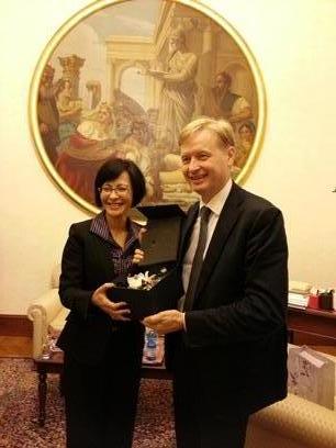 Roma, 2013. Incontro Vice Ministro Esteri di Taiwan