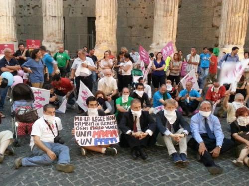 Roma, 2013. Manif pour tous 