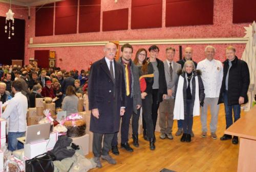 Pinerolo, dicembre 2016 Inaugurazione "Panettone in Vetrina"