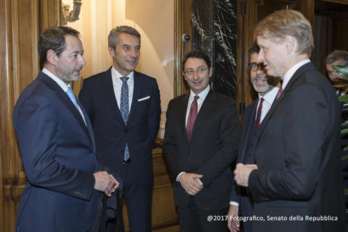Senato della Repubblica, 2017. Visita di una delegazione di membri italiani del Parlamento europeo