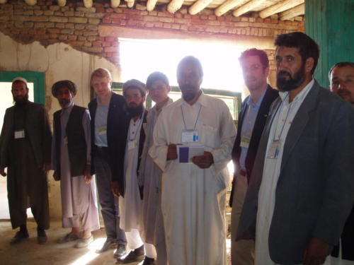 Afghanistan, settembre 2005. A Kabul, con la delegazione NATO per il monitoraggio elettorale