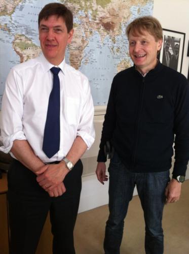 Bruxelles, luglio 2012. Con David Hobbs, Segretario Generale dell’Assemblea parlamentare NATO 