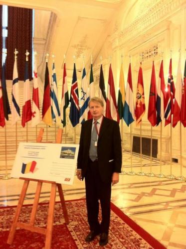 Bucarest, ottobre 2011. Al Palazzo del Parlamento, per la 57^ Assemblea NATO