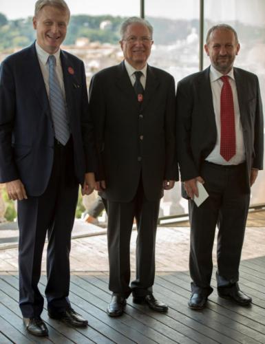 Roma, settembre 2012. Campidoglio. Con il senatore Ceccanti e  Giuseppe Pasta, responsabile dei Rapporti istituzionali della Chiesa di gesù Cristo dei Santi degli Ultimi Giorni