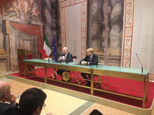 Roma. Sala Zuccari, dicembre 2019. International Religious Freedom Roundtable.