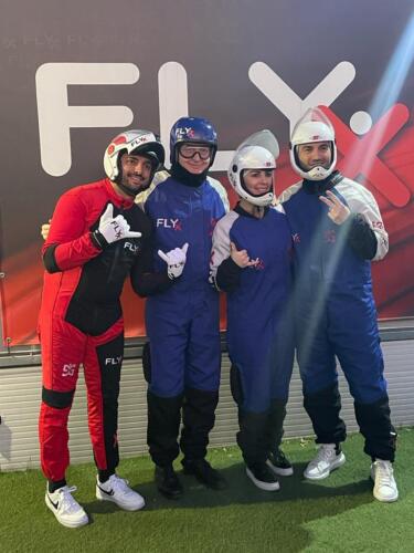 Con Giuseppe Cossu, pluri campione italiano di paracadutismo 