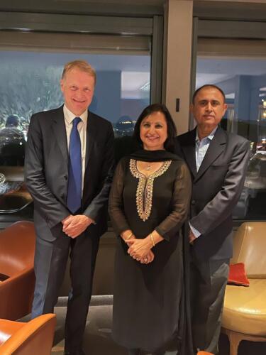 Con S.E. Amb. d'India in Italia, Neena Malhotra