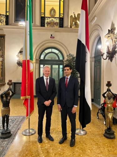 Ricevimento presso l'Ambasciata d'Egitto in Italia